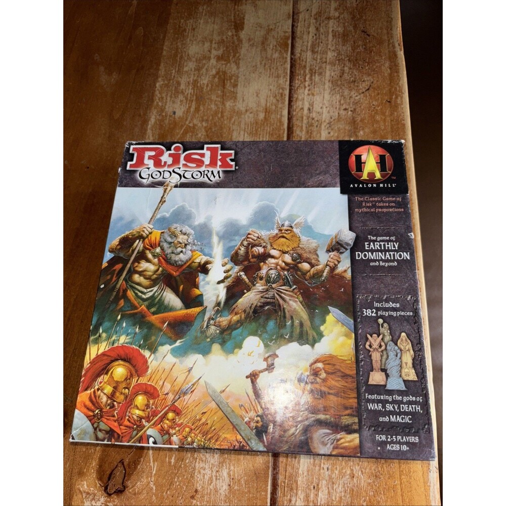 Risk GodStorm Board Game Avalon Hill 2004 Hasbro